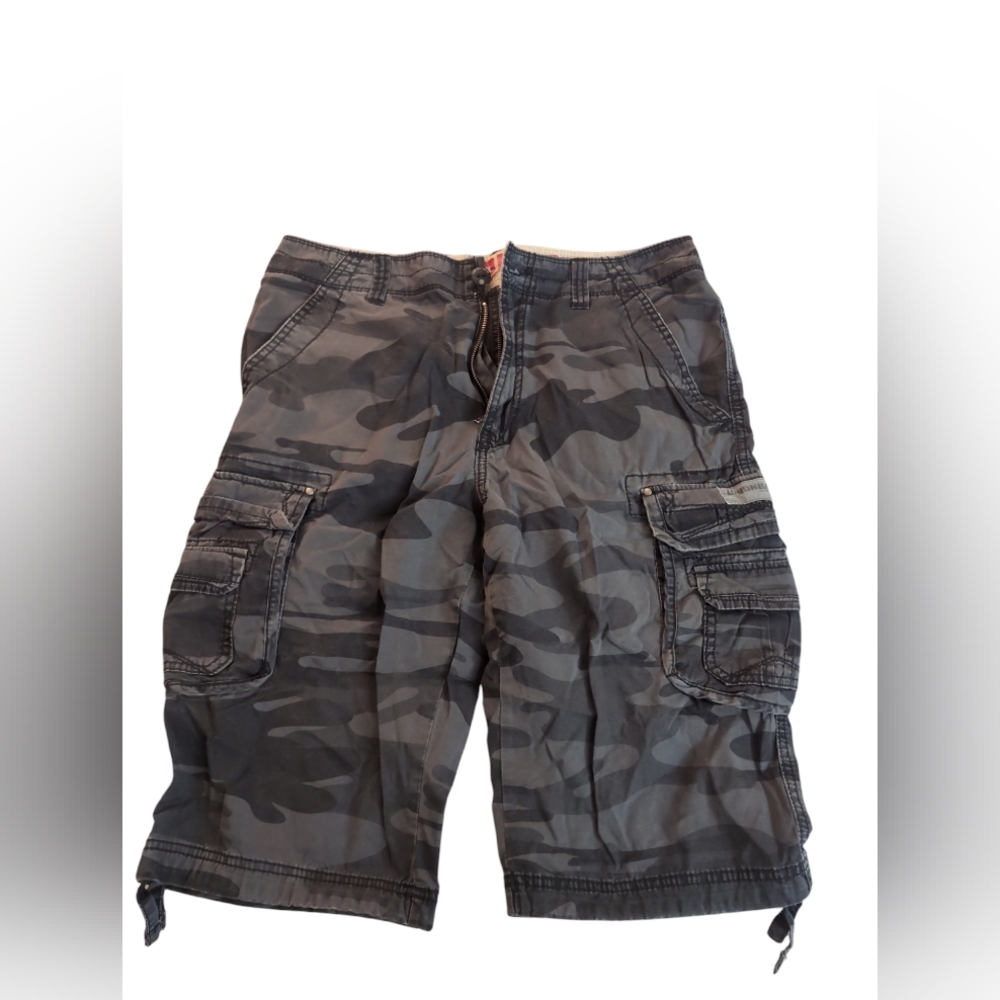 Union Bay Vintage Camo Cargo Shorts Men's 34